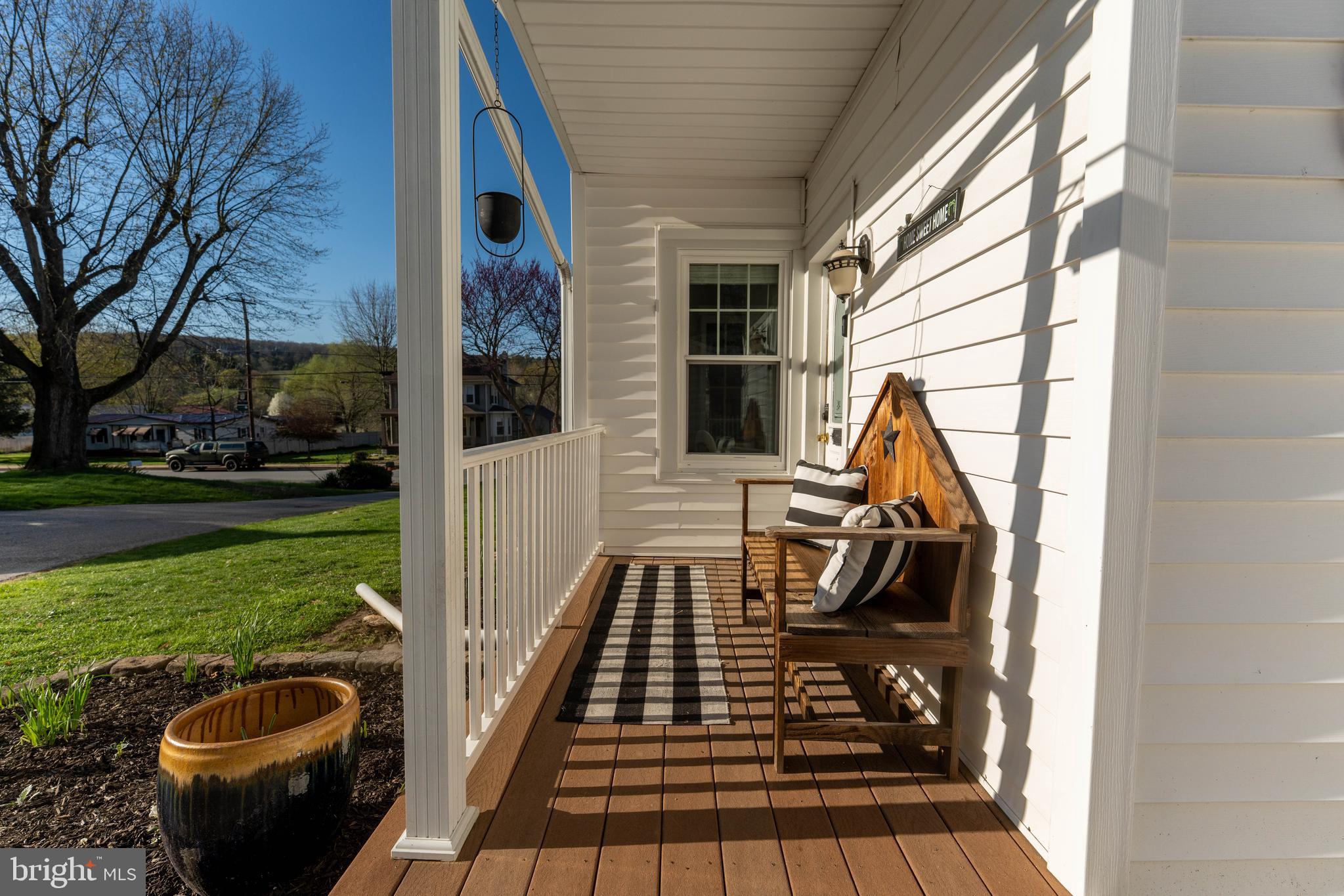 16 Main Street Felton, PA 17322 - Photo 25 of 34 a view of a patio with couple of chairs and a fire pit