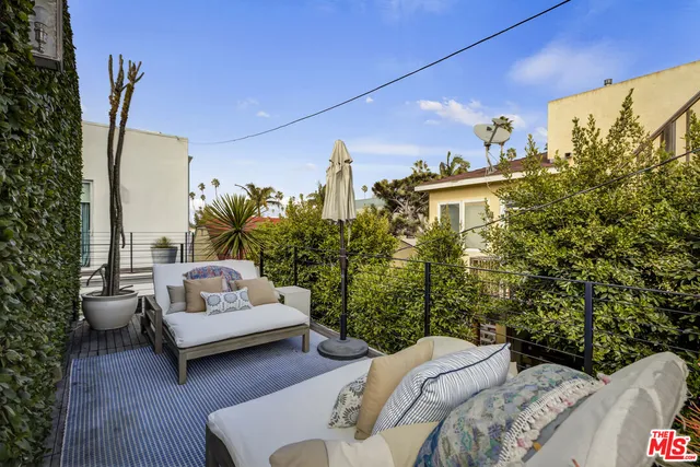 a view of a couches in a patio