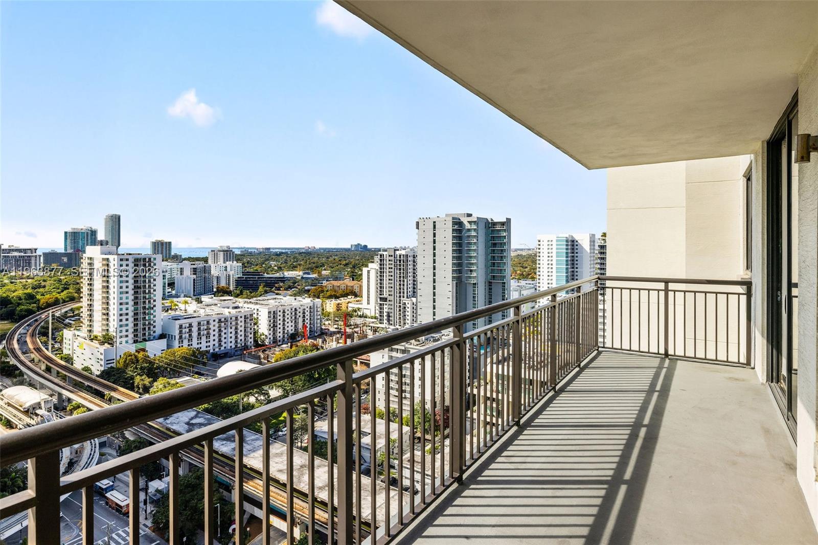 999 Southwest 1st Avenue, Unit 2303 Miami, FL 33130 - Photo 8 of 44 a view of city from a balcony