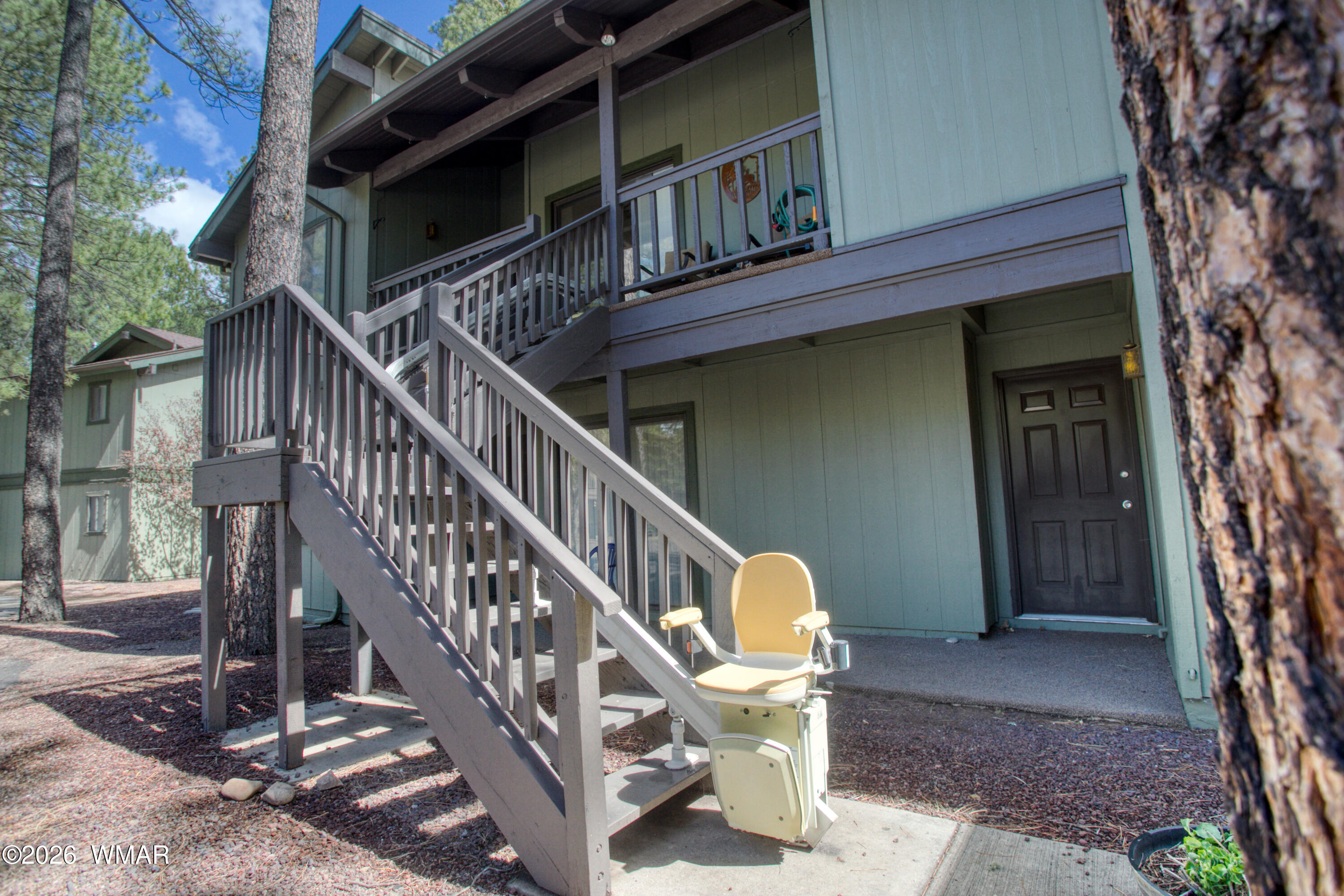 4536 Resort Loop Pinetop, AZ 85935 - Photo 26 of 29 chair lift for stairs - easy to unbolt if not wanted