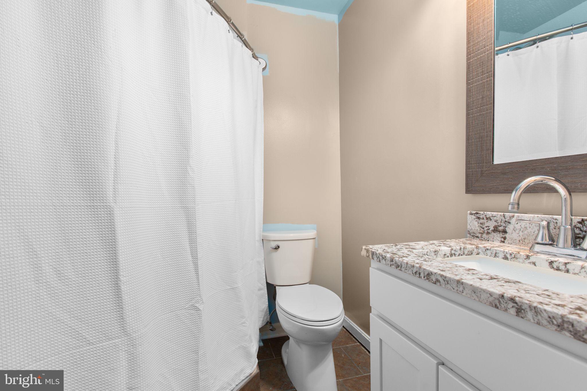 80 Ferry Road Fredericksburg, VA 22405 - Photo 29 of 39 a bathroom with a sink a toilet and a mirror