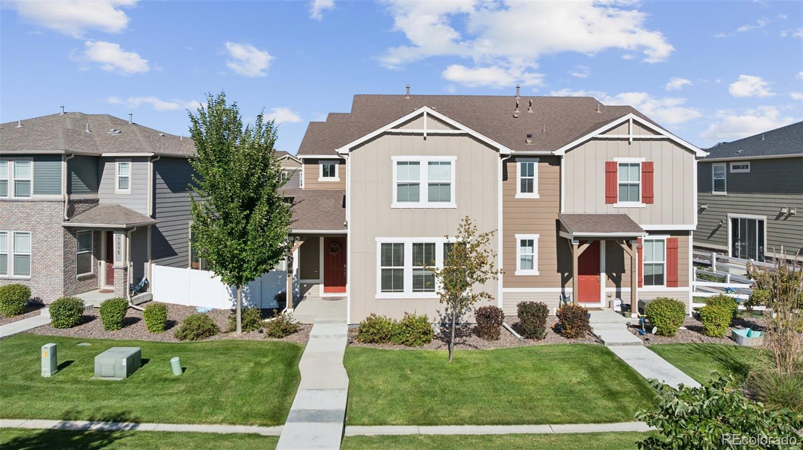 front view of house with a yard