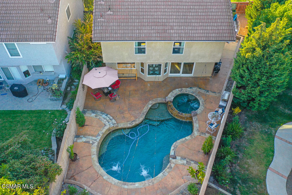 13520 Bear Valley Road Moorpark, CA 93021 - Photo 53 of 53 an aerial view of a house with garden space and sitting space
