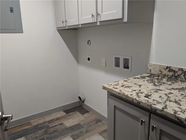 a view of wooden floor