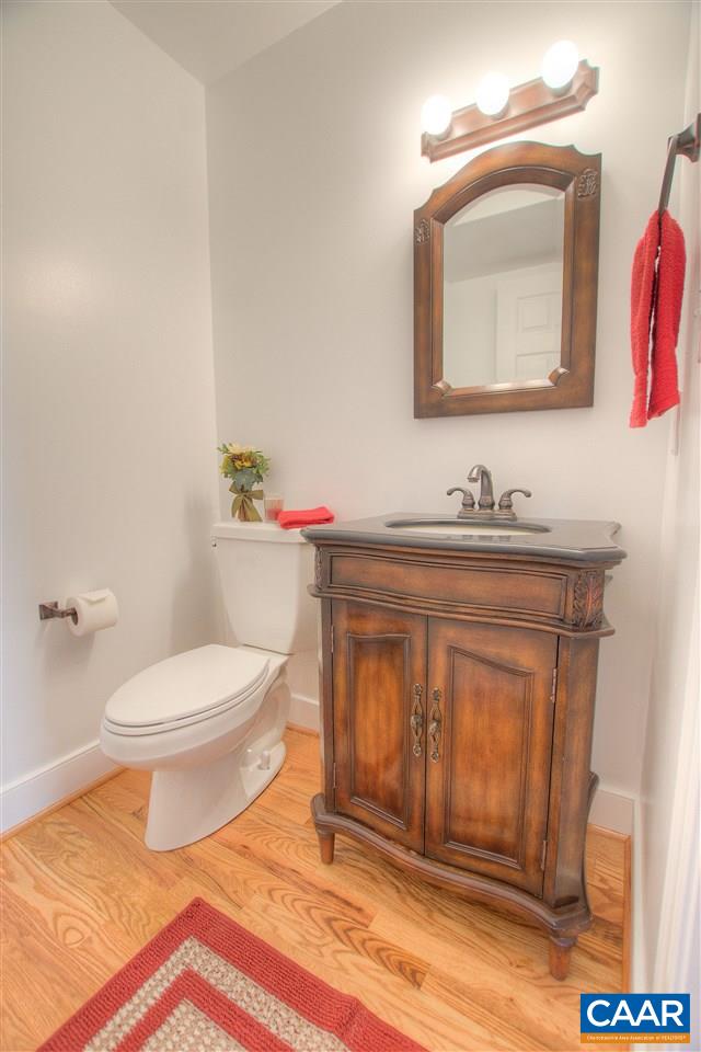 4865 Mechums River Road Charlottesville, VA 22901 - Photo 35 of 45 a bathroom with a toilet a sink and mirror