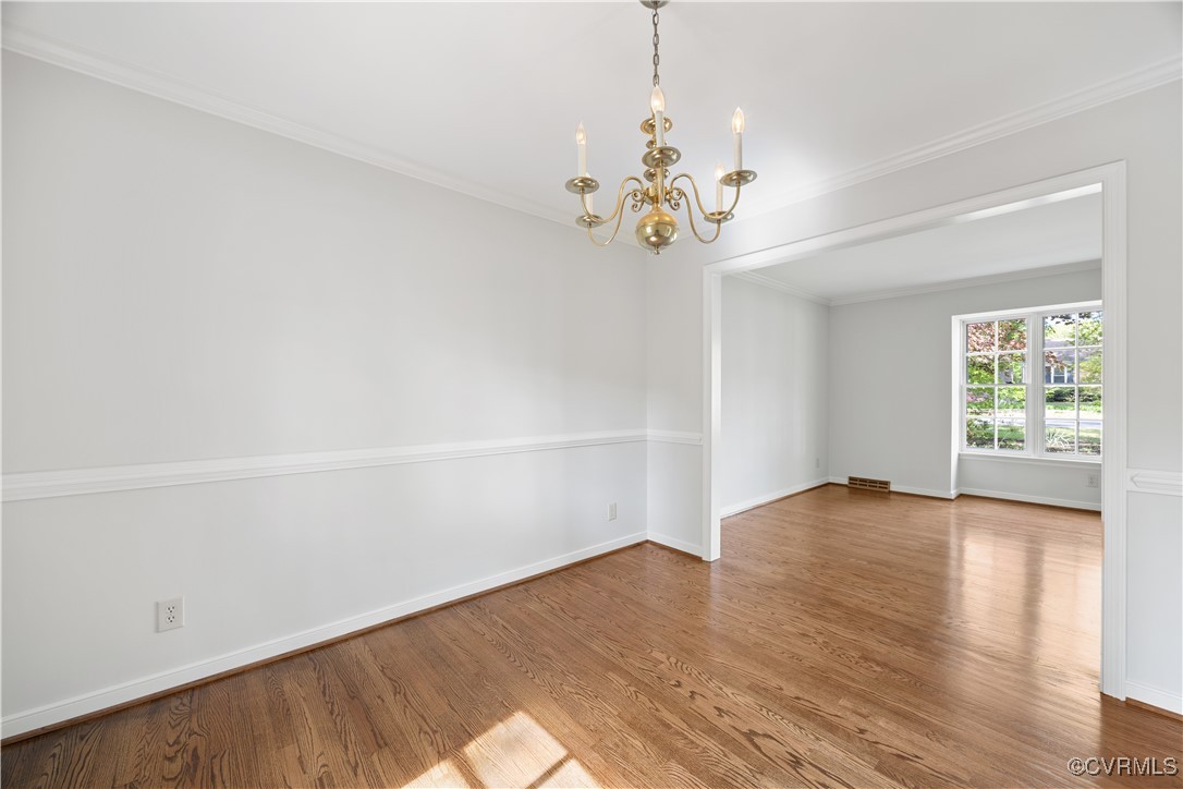 11801 Winfore Drive Midlothian, VA 23113 - Photo 17 of 32 Dining Area and doorway to Living Room