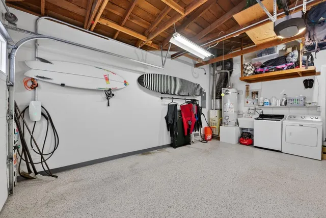 a view of storage and utility room