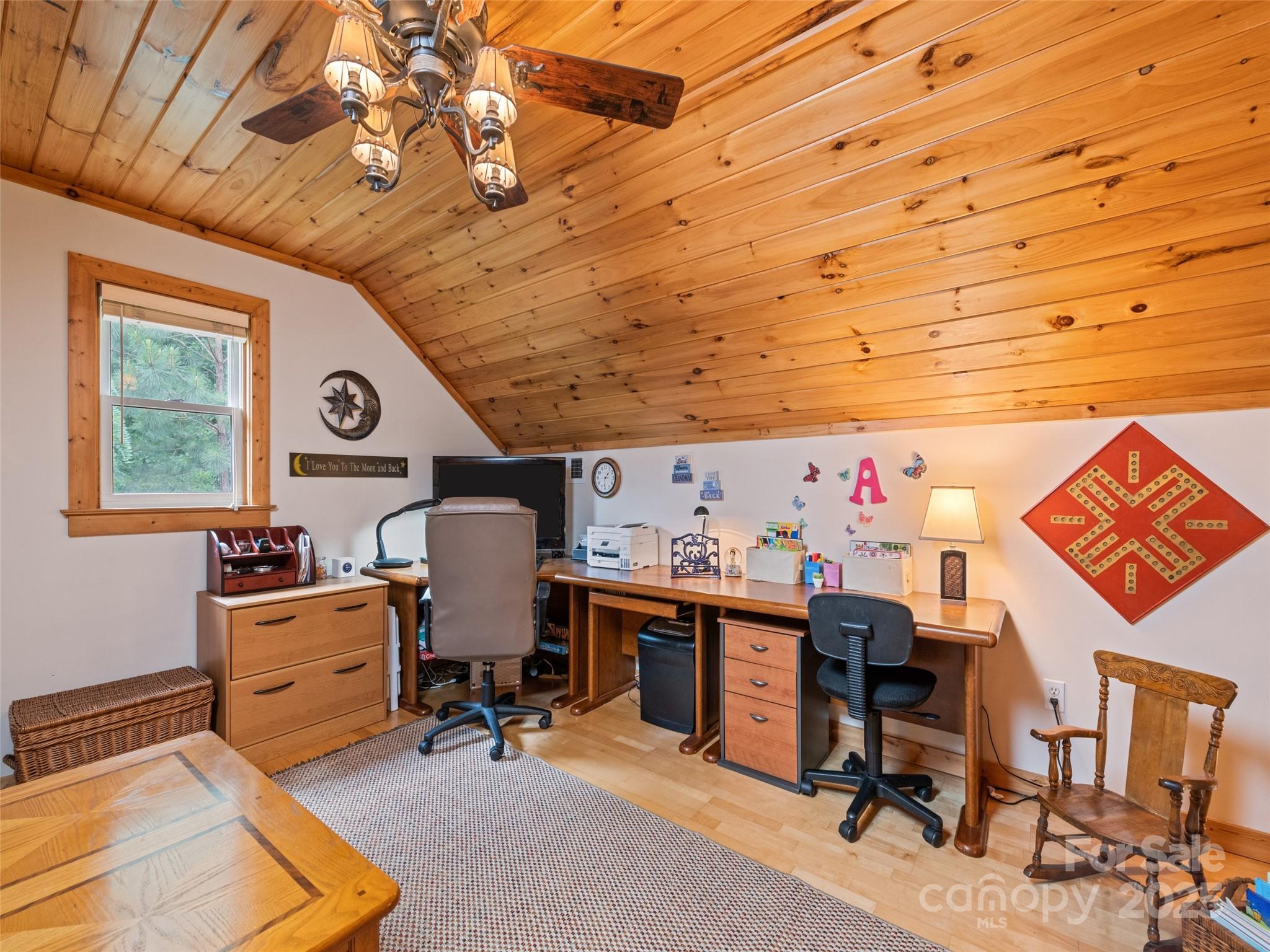 70 Lollis Lane Bryson City, NC 28713 - Photo 35 of 39 a view of a workspace with furniture and a window
