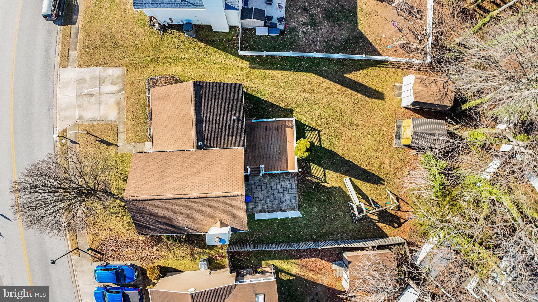 7114 Oliver Beach Road Baltimore, MD 21220 - Photo 38 of 49 an aerial view of a house with a swimming pool