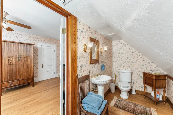 a view of outdoor space and yard in front of the house