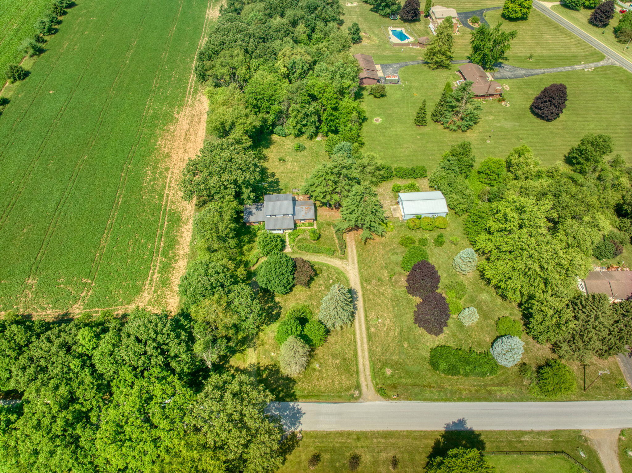 3910 Muma Road Parma, MI 49269 - Photo 2 of 37 40-web-or-mls-DJI_0288