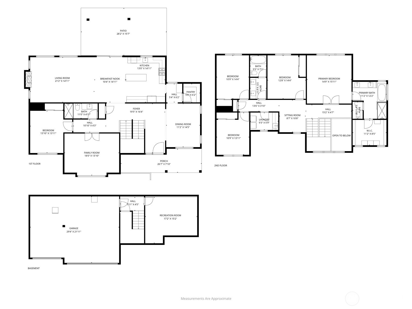 2944 215th Place Southwest Brier, WA 98036 - Photo 40 of 40 a picture of floor plan