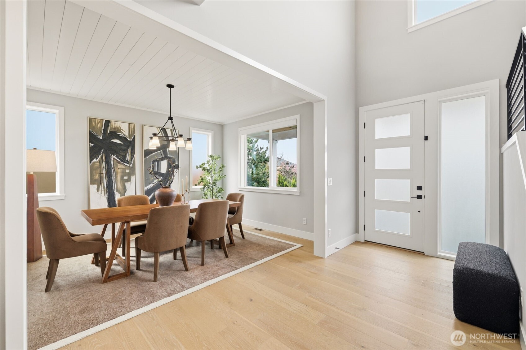2944 215th Place Southwest Brier, WA 98036 - Photo 5 of 40 a view of a dining room with furniture and chandelier
