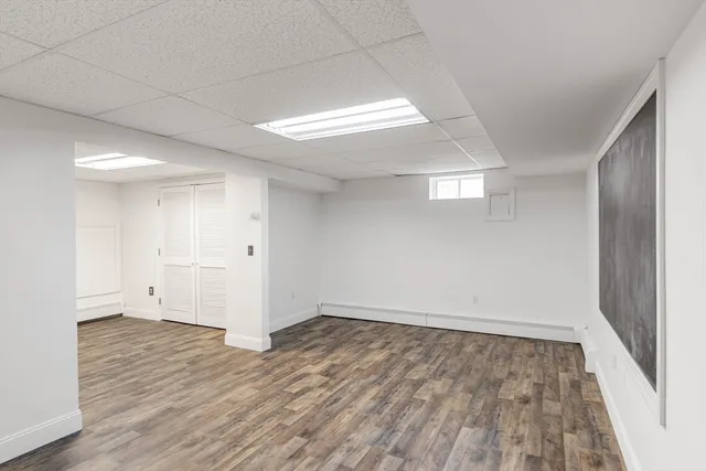 wooden floor in an empty room