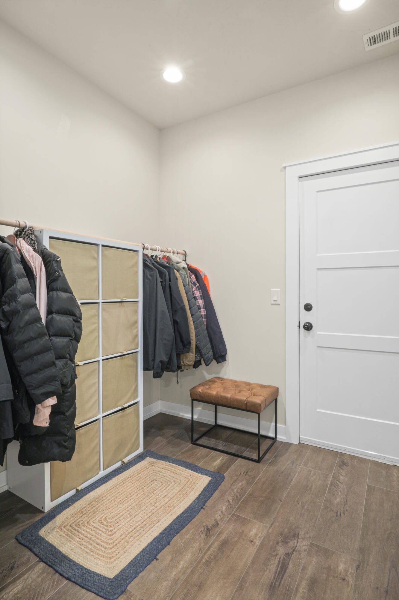 20510 Eastman Road Pacific Junction, IA 51561 - Photo 12 of 79 The safest room in the house- this mudroom doubles as a storm shelter and was built to keep your most valuable safe. Walls, ceiling and floor are all reinforced. No need to go underground with this space available!