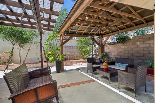 a outdoor space with patio lots of furniture