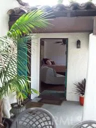 a front view of a house with entertaining space