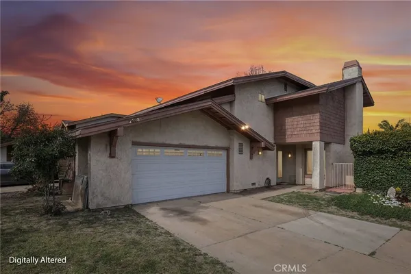 a house with a outdoor space