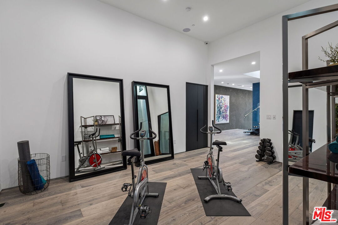 2304 Donella Circle Los Angeles, CA 90077 - Photo 19 of 24 a view of a room with gym equipment
