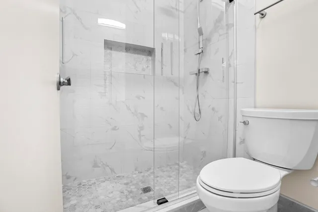 a view of a glass door with glass door