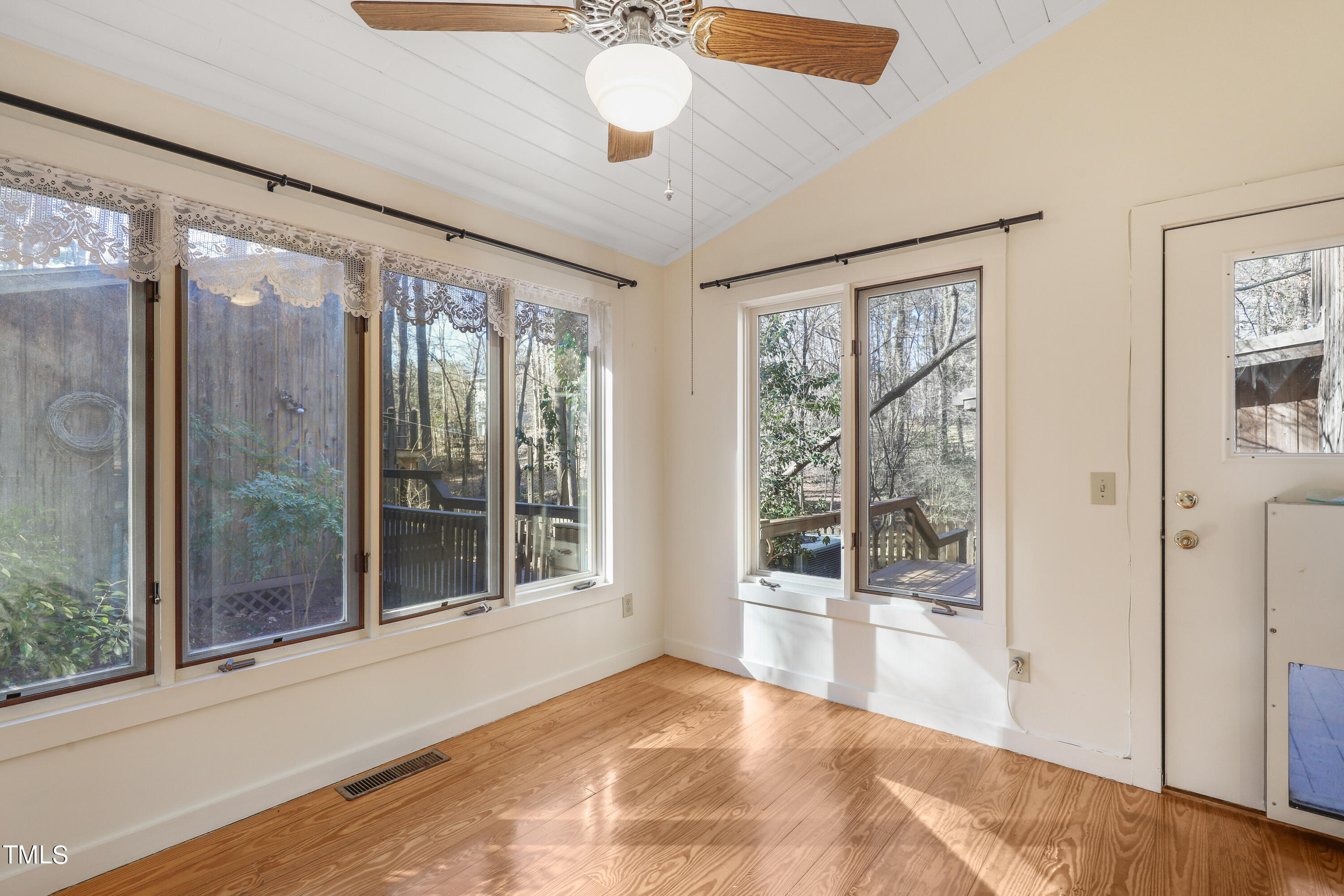 316 Clark Lake Road Durham, NC 27707 - Photo 23 of 65 a view of an entryway with a glass door