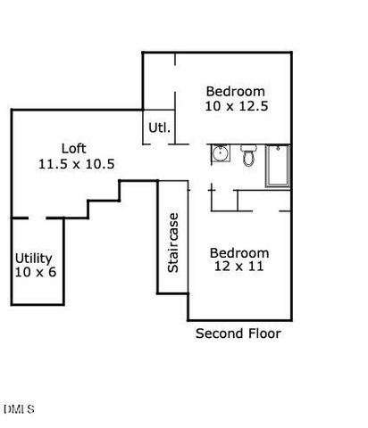 an aerial view of a fireplace