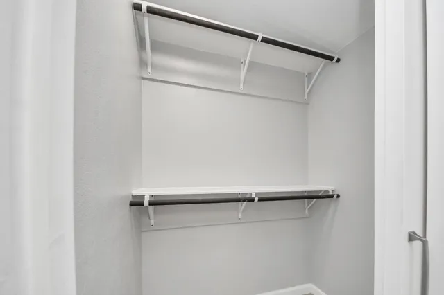 a view of a rack on the wall