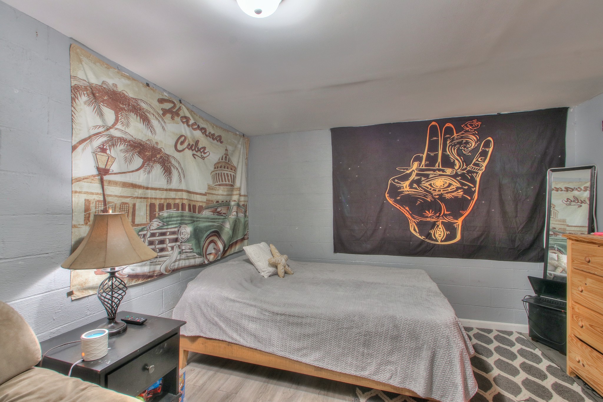 416 Harsh Lane Castalian Springs, TN 37031 - Photo 21 of 31 a bedroom with a bed and wall painting