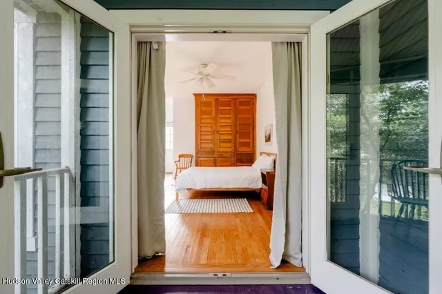 a view of front door