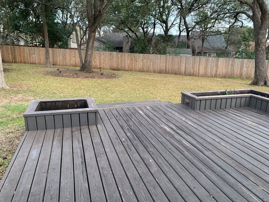 4404 Bouvet Court Austin, TX 78727 - Photo 14 of 16 a view of a backyard with wooden floor