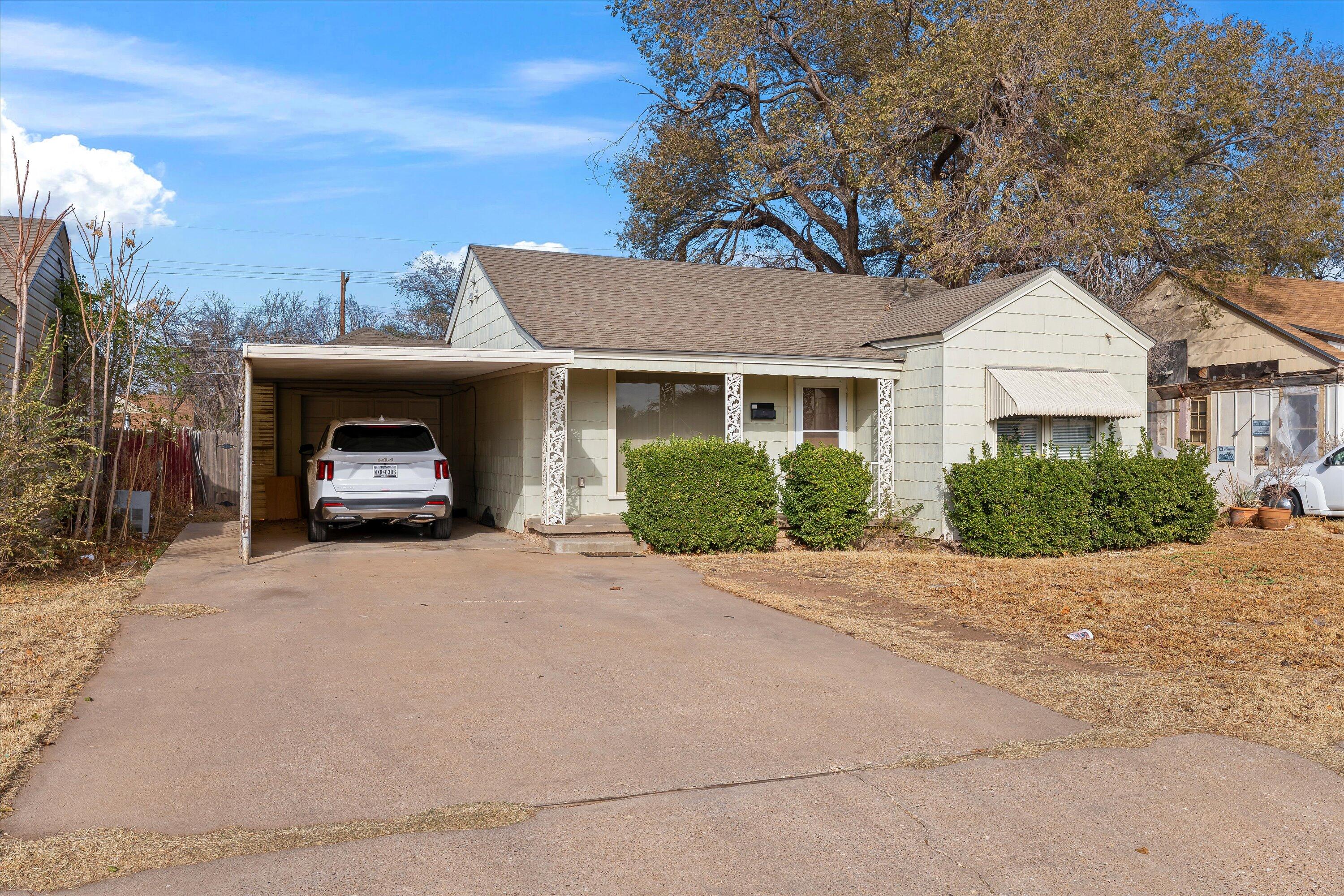 2222 22nd Street Lubbock, TX 79411 - Photo 2 of 16 a house view with a outdoor space