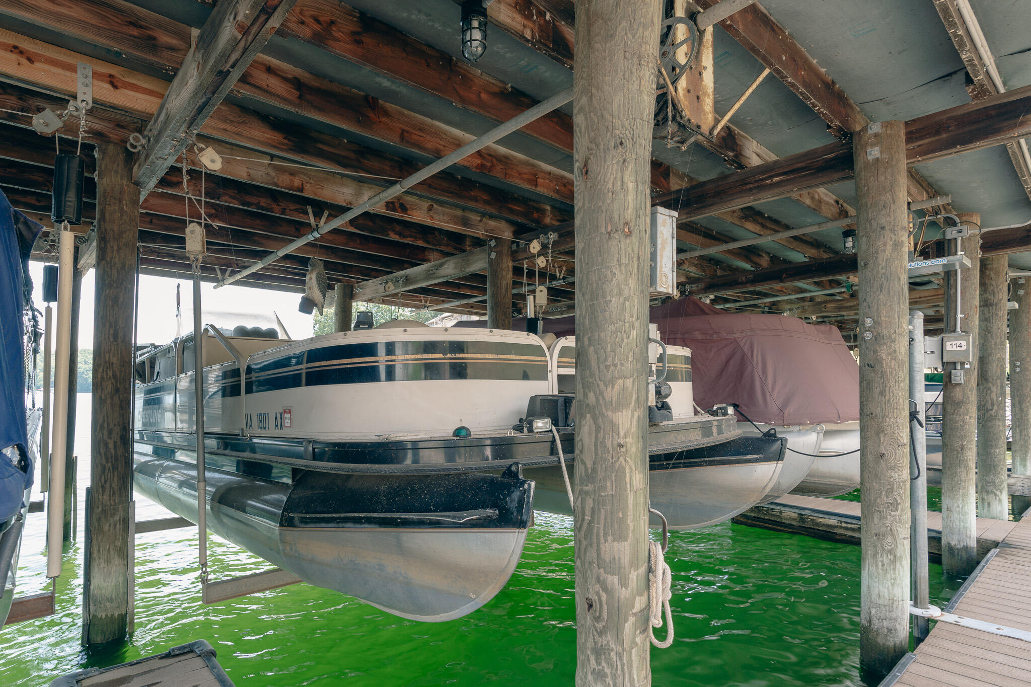 845 Gangplank Road, Unit 203 Moneta, VA 24121 - Photo 29 of 46 a view of a backyard of the house