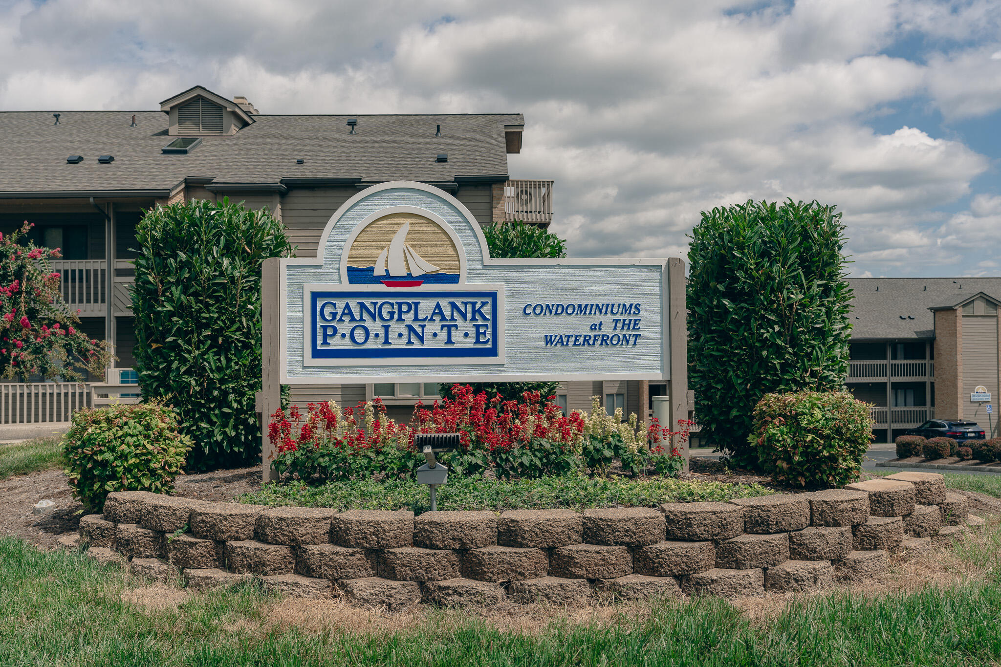 845 Gangplank Road, Unit 203 Moneta, VA 24121 - Photo 3 of 46 a view of sign board with buildings in the background