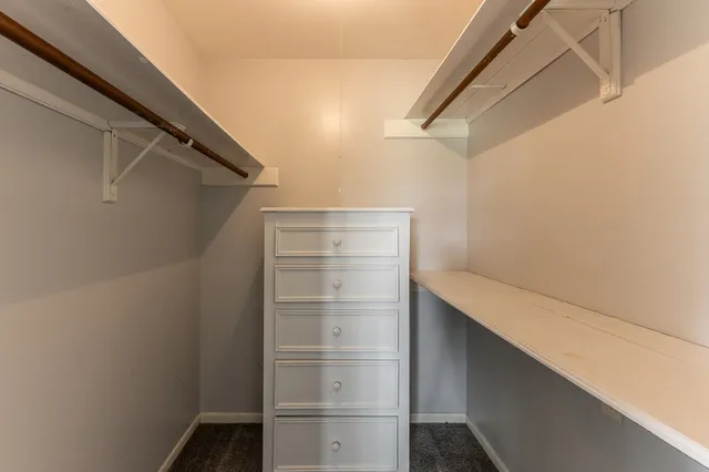 a view of walk in closet
