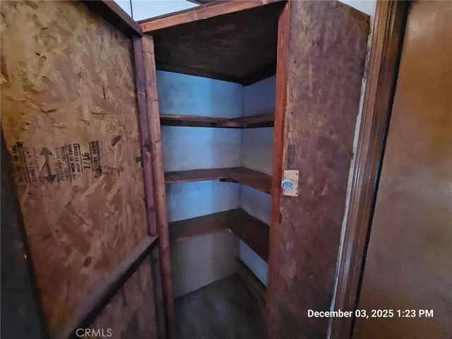 a view of water heater room