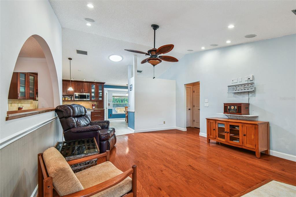 6006 Redhawk Drive New Port Richey, FL 34655 - Photo 31 of 90 a work room with furniture and a ceiling fan