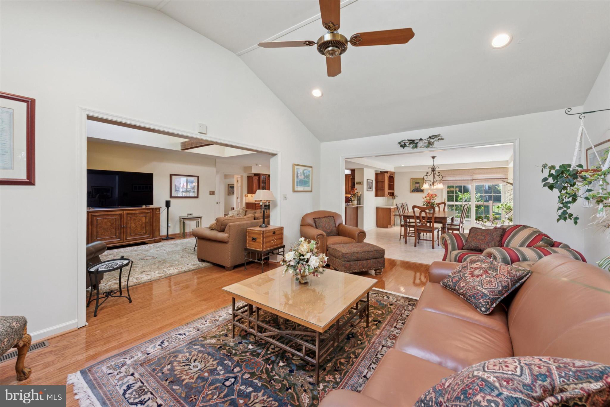 856 Monteith Drive Wayne, PA 19087 - Photo 17 of 35 a living room with furniture kitchen view and a table
