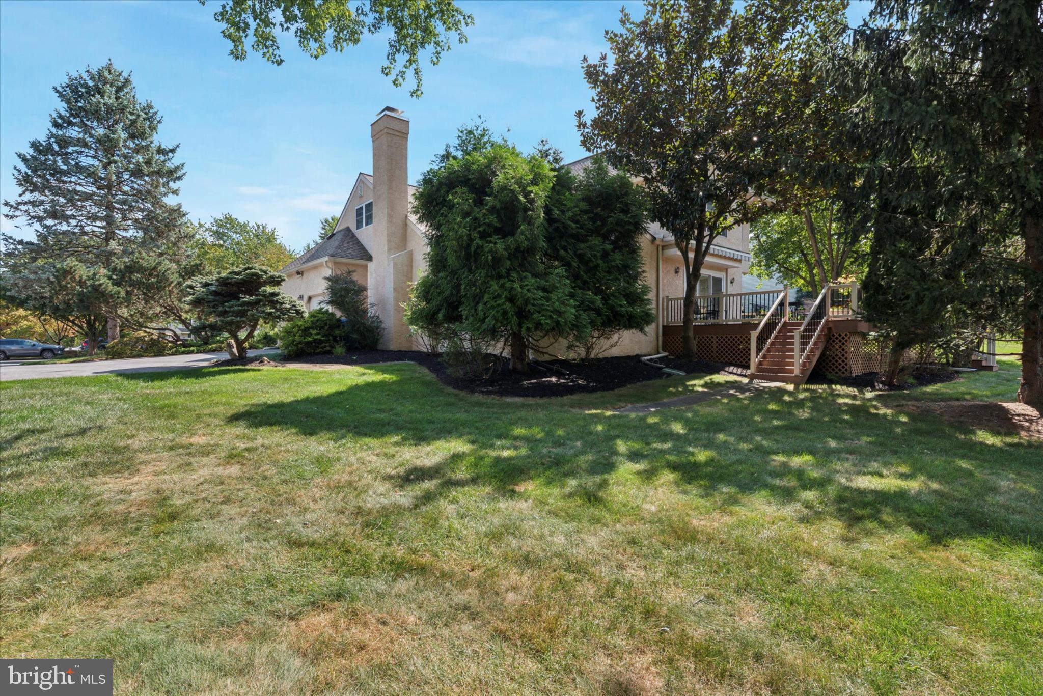 856 Monteith Drive Wayne, PA 19087 - Photo 6 of 35 a view of a garden with a fountain