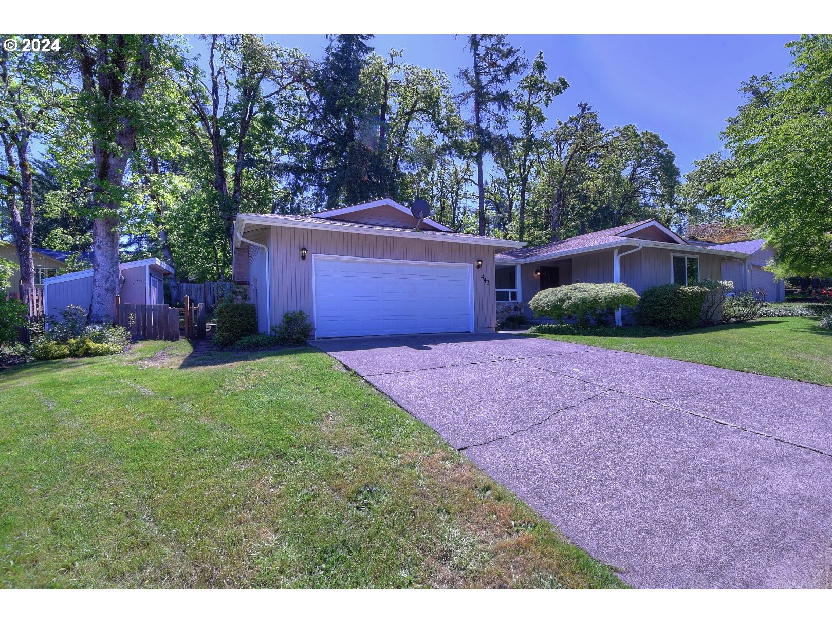 443 South 68th Place Springfield, OR 97478 - Photo 1 of 32 a view of an house with backyard and garden