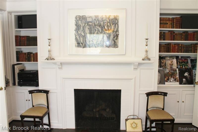 1565 North Cranbrook Road Bloomfield Hills, MI 48301 - Photo 10 of 14 Library Fireplace