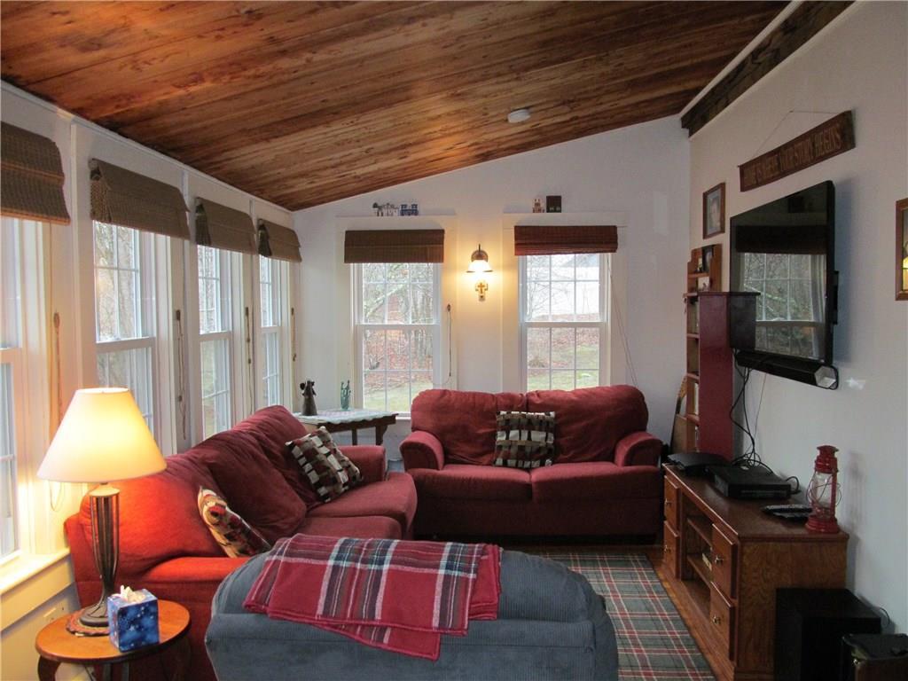 290 Kennebunk Road Alfred, ME 04002 - Photo 22 of 34 Family room w/ wood ceiling