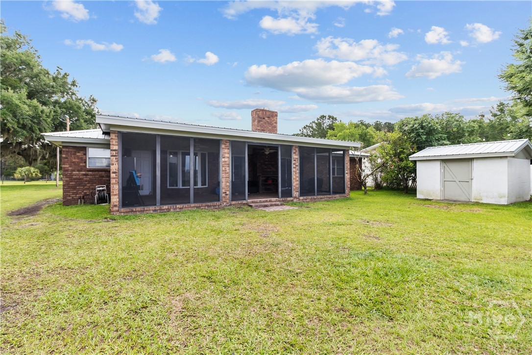 252 River Drive Midway, GA 31320 - Photo 29 of 38 Screened Porch Exterior