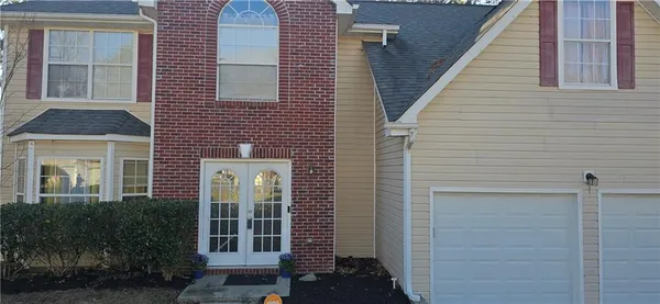 a view of front door of house