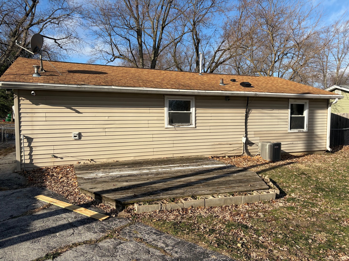 3543 William Street Steger, IL 60475 - Photo 18 of 21 a view of a backyard with a large tree