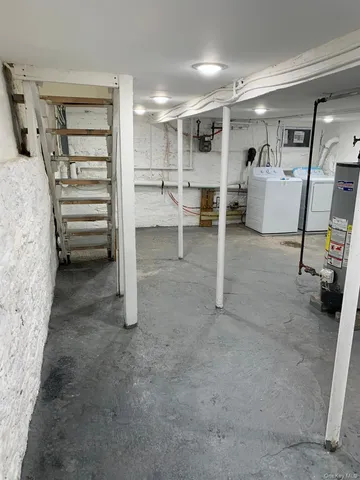 a view of storage and utility room