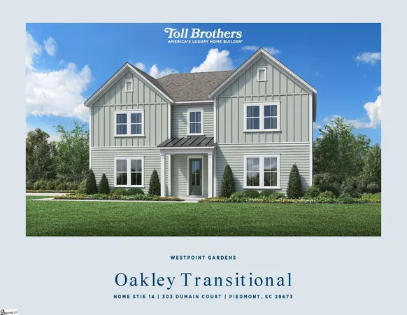 $721,000 | 303 Dumain Court, Unit HOMESITE 14, Piedmont, SC 29673