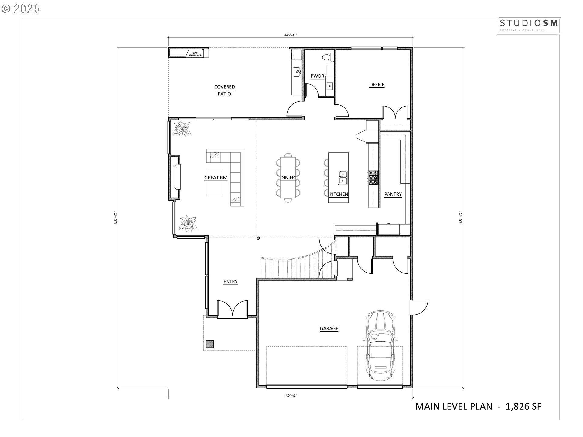 3 Northwest Hood Street Camas, WA 98607 - Photo 4 of 9 a black and white photo of a room