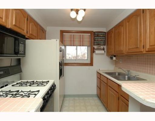447 Pearce Road Pittsburgh, PA 15234 - Photo 8 of 12 Kitchen. Updated kitchen with raised panel cabinets. Double bowled stainless sink. New window with view of private backyard.