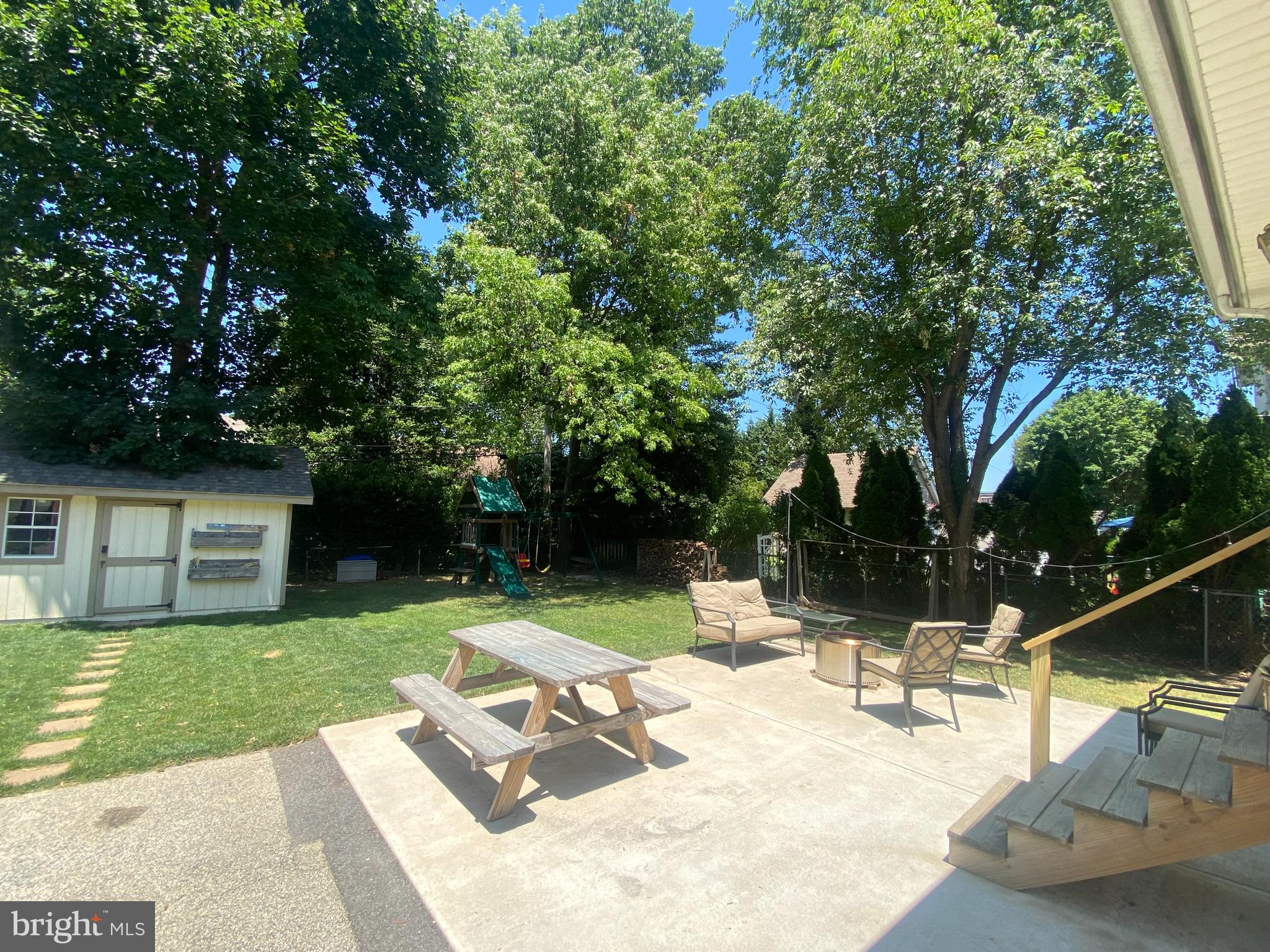 22 Harvard Road Havertown, PA 19083 - Photo 34 of 37 Backyard w patio