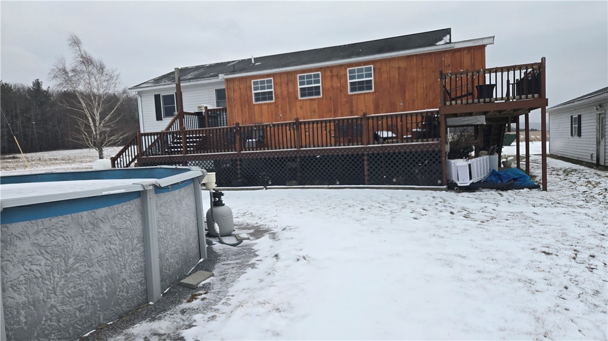 4300 Pump Station Road Cameron, NY 14820 - Photo 2 of 33 Back of house with wrap around deck
